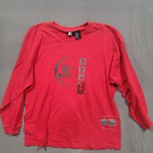 Vintage Starter Red Long-sleeve Shirt Size Large